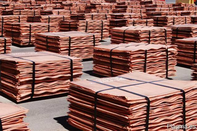 Electrolytic Copper Cathodes Grade A, - 15% LME FOB