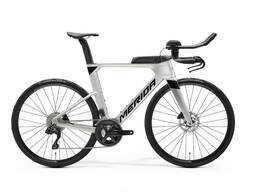 Bicicleta de carretera Merida Time Warp Tri 5000 Titanio/Negro