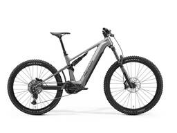 Bicicleta eléctrica de enduro Merida eOne-Sixty 400 Gris metalizado/Negro
