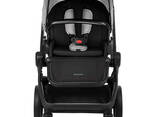 Carrito de bebé 2en1 con capazo Tiffany Gris Claro Kikaboo - foto 3