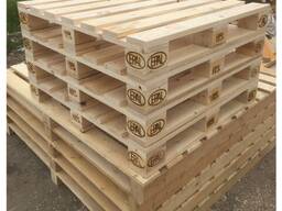 Euro EPAL Stamped Industrial Wooden Pallet 1200x800mm 4-Way Entry EPAL Certified