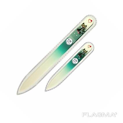 Fulgent World Glass Nail Files 3D Series – Set of 2 (Alphonse Mucha #7)
