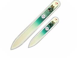Fulgent World Glass Nail Files 3D Series – Set of 2 (Alphonse Mucha #7)