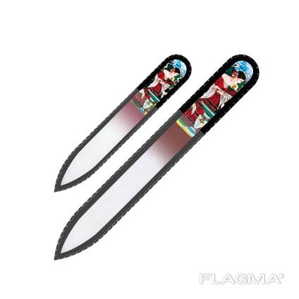 Fulgent World Glass Nail Files 3D Series – Set of 2 (Alphonse Mucha #8)