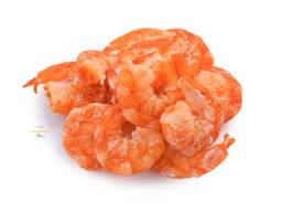Gambas congeladas con aceite de girasol