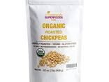 Garbanzos Tostados Orgánicos 2 LB - 100% Certificado Orgánico USDA - Merienda Saludable L - фото 2