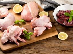 Halal Frozen - Chicken, Thigh, Back quarter, Wings , Fillet IPBF , IQF, BF. Ukraine