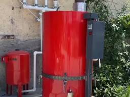 Caldera para invernaderos fabricada con neumáticos de plástico