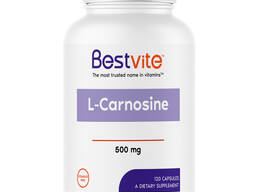 L-Carnosina 500 mg (120 Cápsulas) Sin rellenos Sin estearatos