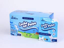 Leche en polvo en bolsita 25 gr