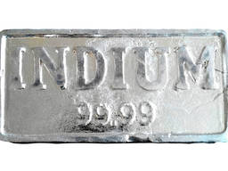 Lingotes de indio | marca de metal indio InOO GOST 10297-94
