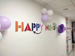 Логотип на ресепшн и селфи зону под заказ