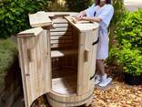 Mini sauna, fitobarril de Lypa, mini baño de vapor para 1 persona, en casa, fitosauna - photo 2