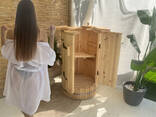 Mini sauna, sauna de barril de madera de cedro, barril de sauna - photo 2