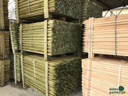 Paliki drewniane fi 4/150