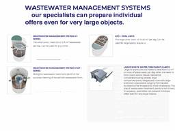 Patented wastewater treatment technology ( with certification from the european union