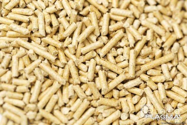 Pellets de madera A1 y A2, 6-8 mm en Europa, certificado KZR