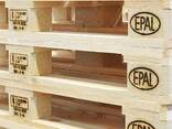 Palé industrial de madera EPAL de calidad superior, conforme a la norma europea, de 1200 x 800 mm, con acceso por las cuatro caras - фото 2