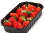 Transparent packaging for berries, fruits, meat, eggs