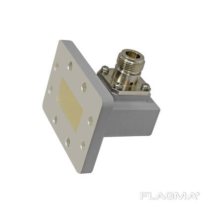 WR137 5.38 to 8.17GHz RF Waveguide to Coaxial Adapter
