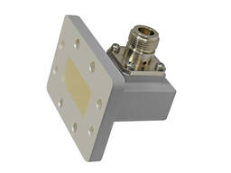 WR137 5.38 to 8.17GHz RF Waveguide to Coaxial Adapter